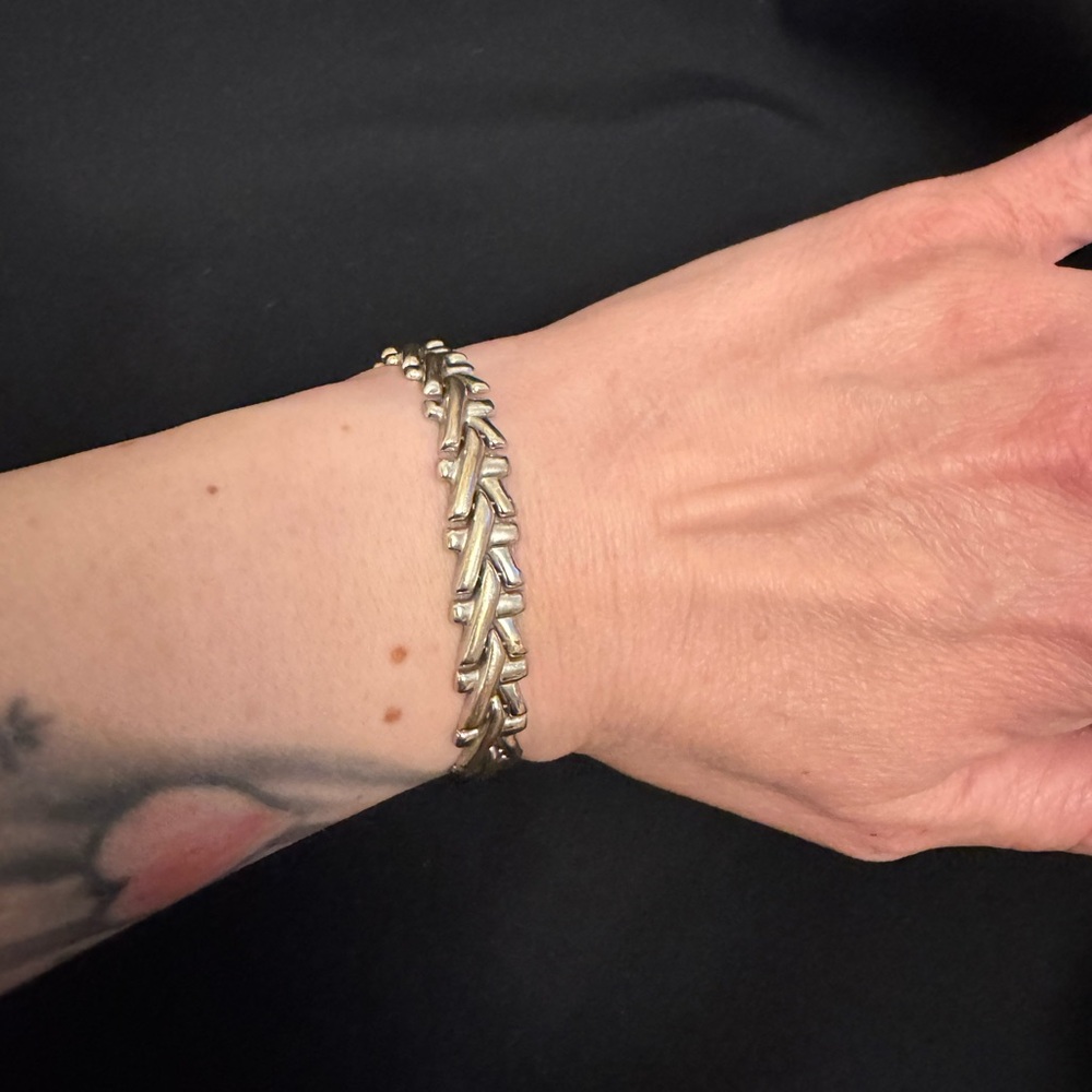 Vintage Italian Sterling Silver Bracelet